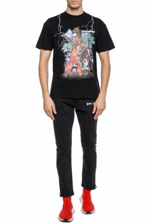 T-shirt with a logo print, zdjęcie 2 T-shirt with a logo print od Palm Angels